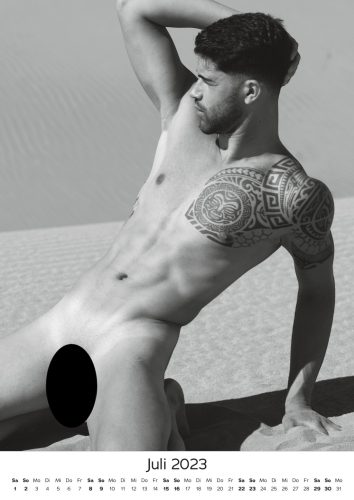 / Meztelen férfi naptár - 2026
