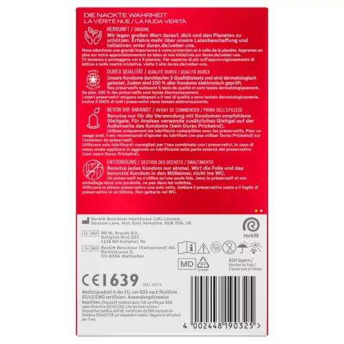 Durex - extra vékony óvszer (8db)