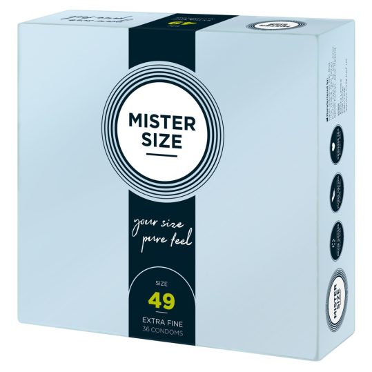 Mister Size vékony óvszer - 49mm (36db)