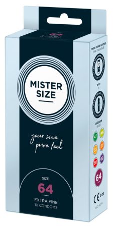Mister Size vékony óvszer - 64mm (10db)