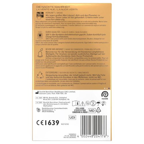 Durex Hautnah - extra síkosított óvszer (10db)