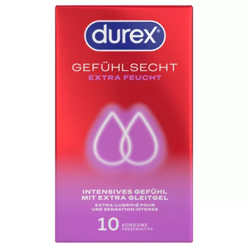 Durex - extra síkosított óvszer (10db)