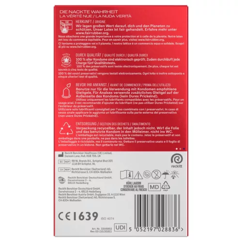 Durex - extra síkosított óvszer (10db)