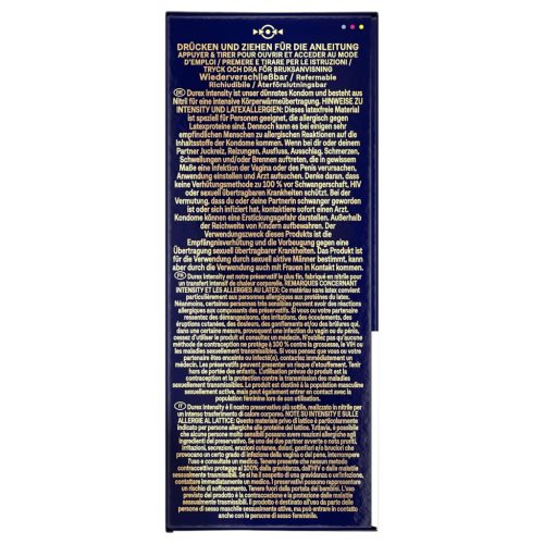 Durex Intensity - vékony, latexmentes óvszer (20db)