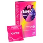 Durex Pleasure Me - bordázott-pontozott óvszer (10db)