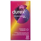 Durex Pleasure Me - bordázott-pontozott óvszer (10db)