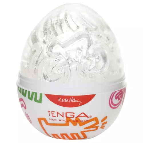 TENGA Egg Keith Haring Street - tojás maszturbátor (1db)