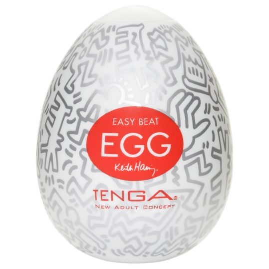 TENGA Egg Keith Haring Party - tojás maszturbátor (1db)