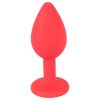 Colorful JOY - szilikon anál plug - kicsi (piros)