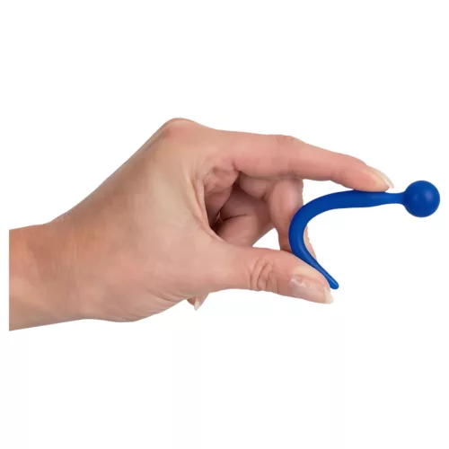 Dilator Sperm Stopper - gömbös, szilikon dilátor (kék)