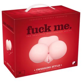  / You2Toys - fuck me Twerking Style - élethű vagina és popsi (natúr)