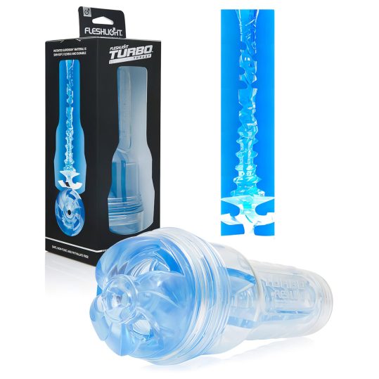 Fleshlight Turbo Thrust - szívó maszturbátor (kék)