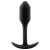 b-vibe Snug Plug 1 - anál dildó belső súllyal (55g) - fekete