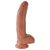 King Cock 9 herés dildó (23 cm) - barna