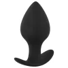 Black Velvets - szilikon anál plug szett (3 részes) - fekete