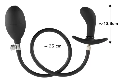 You2Toys - pumpálható, anál tágító plug (fekete)