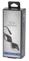   Fifty Shades Inner Goddess - gésagolyó duó (fekete-ezüst)