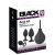 Black Velvet - anál plug szett (4 részes) - fekete