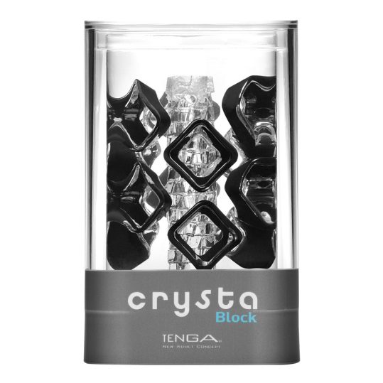 / TENGA Crysta - négyzetes maszturbátor (block)