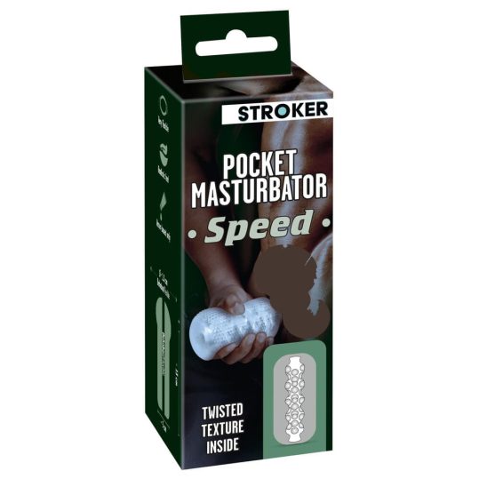 STROKER Speed - műpopsi maszturbátor (áttetsző)