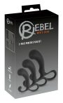 Rebel - 3 részes prosztata dildó szett (fekete)