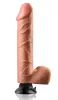 Real Feel Deluxe No.12 - herés, élethű vibrátor (natúr)