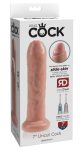 King Cock 7 Fitymanátor - élethű dildó (18cm) - natúr King Cock 7 Fitymanátor - élethű dildó (18cm) - natúr