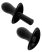 HOOKUP Princess Panty - akkus, vibrációs bugyi szett (fekete)
