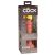 King Cock Elite 6 - tapadótalpas, élethű vibrátor (15cm) - natúr