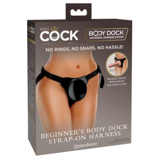 King Cock Elite Beginner's Body Dock - felcsatolható alsó (fekete)