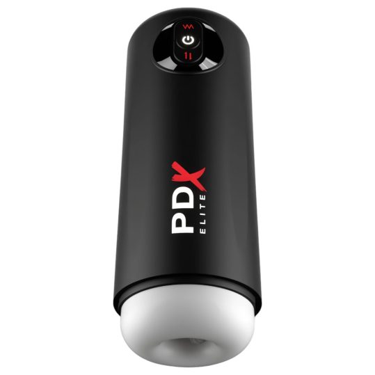 PDX Elite Moto Milker - lökő-rezgő maszturbátor (fekete)