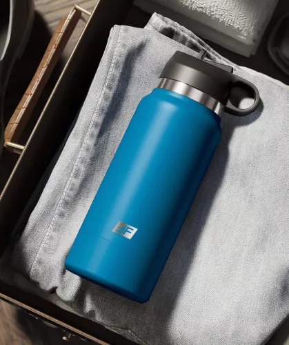 Fuck Flask Private Pleaser - művagina kulacsban (kék-natúr)