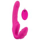/ Strepless Strap-On - felcsatolható vibrátor (pink)