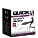 Black Velvets - akkus, 2in1 vibrátor és péniszgyűrű (fekete)