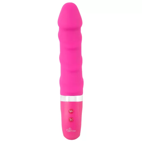 SMILE Soft - akkus, melegítő vibrátor (pink)