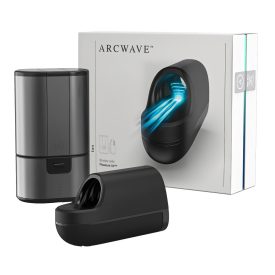 Arcwave Ion - léghullámos maszturbátor (fekete)