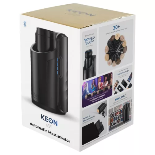Kiiroo Keon Automatic - interaktív, okos maszturbátor (fekete)