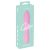 Cuties Mini 3 - akkus, vízálló, bordázott vibrátor (pink)