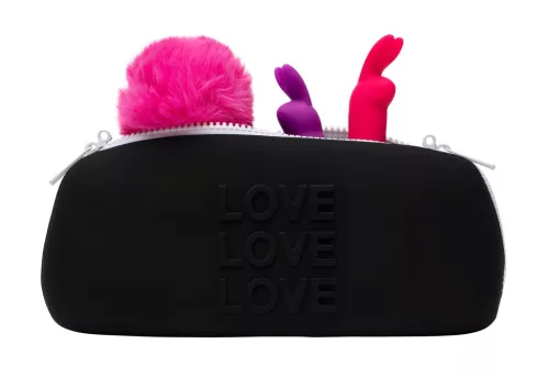 Happyrabbit Couples - akkus, csiklókaros vibrátor szett (7 részes)