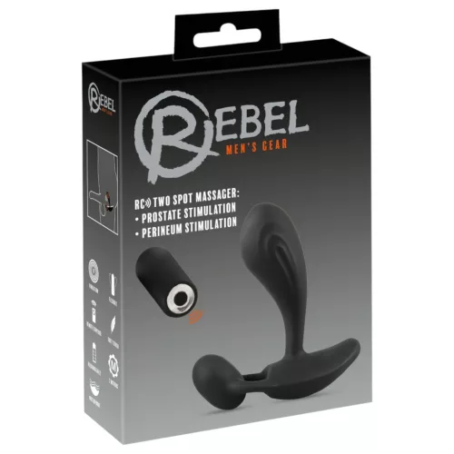 / Rebel RC - 2in1 prosztata vibrátor (fekete)