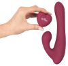 / Javida - rádiós, csiklókaros forgó vibrátor (piros)