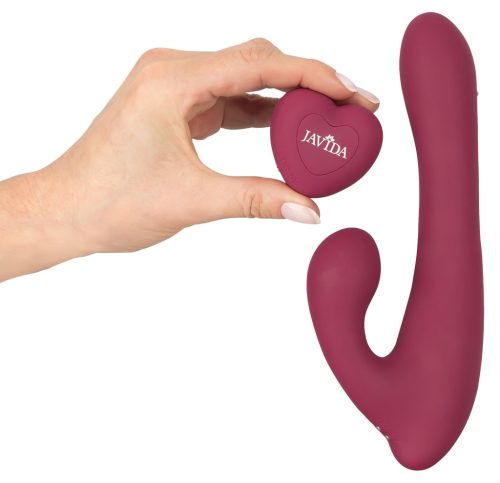/ Javida - rádiós, csiklókaros forgó vibrátor (piros)