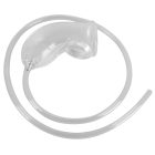 You2Toys Piss Play Sleeve - péniszfeltét kivezető csővel (átlátszó)