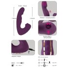 Javida - 4in1 csiklóizgató vibrátor (lila)