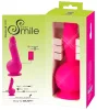 / SMILE Powerful - akkus, 2 motoros tapadókorongos vibrátor (pink)