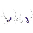 SMILE - akkus G- és P-pont vibrátor (lila)