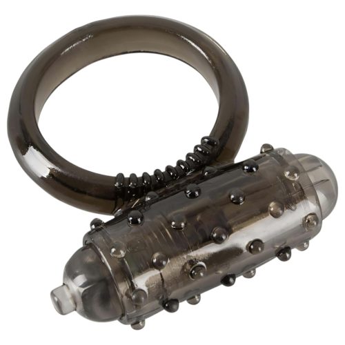 You2Toys - szilikon vibrációs péniszgyűrű - fekete