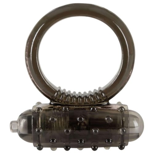 You2Toys - szilikon vibrációs péniszgyűrű - fekete