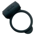 Fifty Shades - vibrációs péniszgyűrű (fekete)