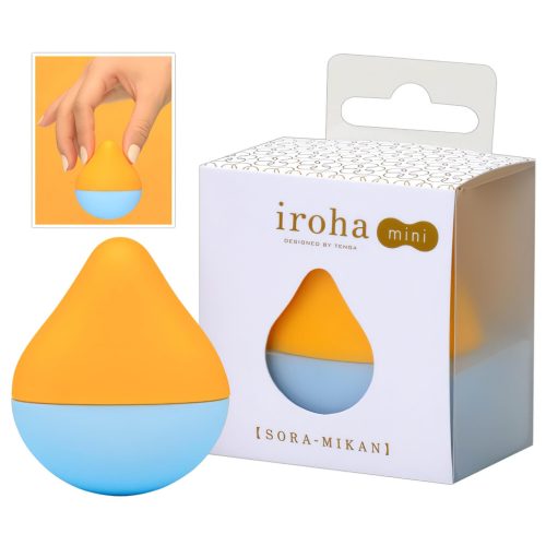 TENGA Iroha mini - mini csikló vibrátor (narancs-kék)